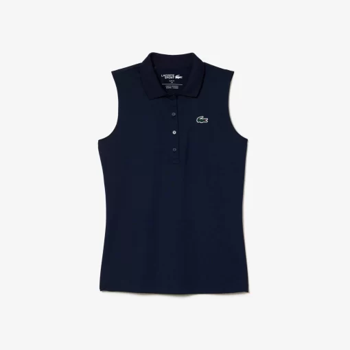 Lacoste Golf>Ultra-Dry Golf Poloshirt Mit Stretch Und Uv-Schutz Navy Blau 166