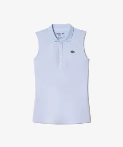 Lacoste Golf>Ultra-Dry Golf Poloshirt Mit Stretch Und Uv-Schutz Hellblau J2G