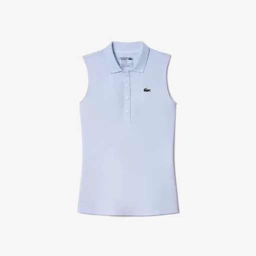 Lacoste Golf>Ultra-Dry Golf Poloshirt Mit Stretch Und Uv-Schutz Hellblau J2G