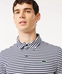 Lacoste Golf>Ultra-Dry Golf Poloshirt Mit Stretch Und Uv-Schutz Navy Blau / Weis 525