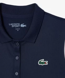 Lacoste Golf>Ultra-Dry Golf Poloshirt Mit Stretch Und Uv-Schutz Navy Blau 166