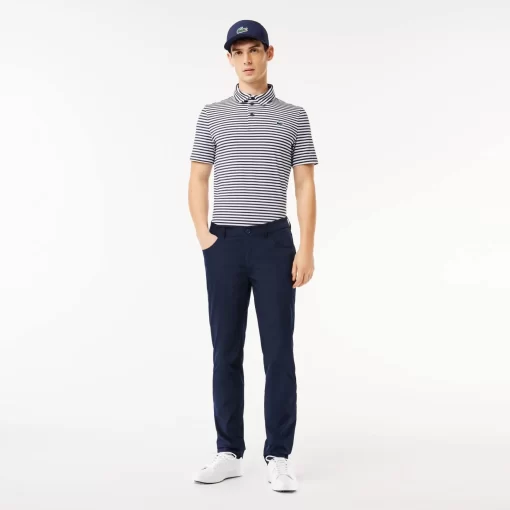 Lacoste Golf>Ultra-Dry Golf Poloshirt Mit Stretch Und Uv-Schutz Navy Blau / Weis 525