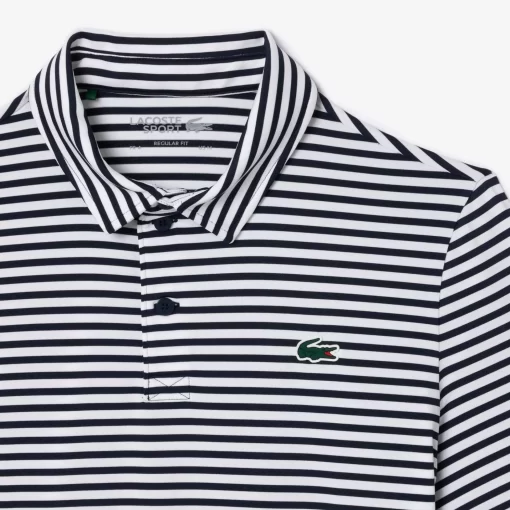 Lacoste Golf>Ultra-Dry Golf Poloshirt Mit Stretch Und Uv-Schutz Navy Blau / Weis 525