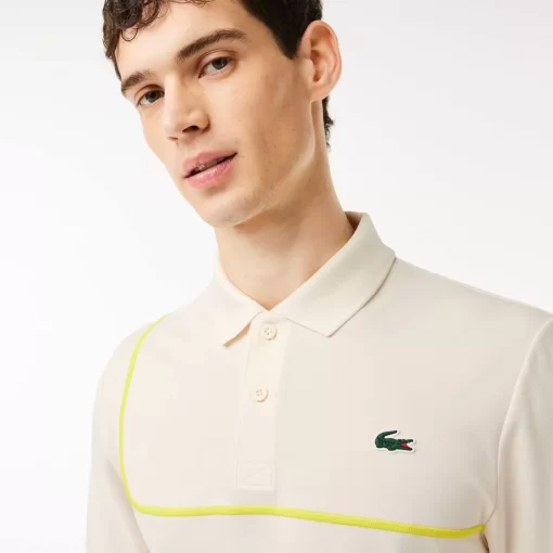 Lacoste Tennis>Ultra-Dry Pique Tennis Poloshirt Weis Avx