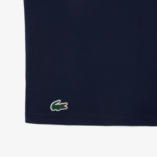 Lacoste Sportbekleidung>Ultra-Dry Sport-Top Mit -Aufdruck Navy Blau 166