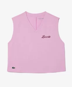 Lacoste Sportbekleidung>Ultra-Dry Sport-Top Mit -Aufdruck Rosa Ixv