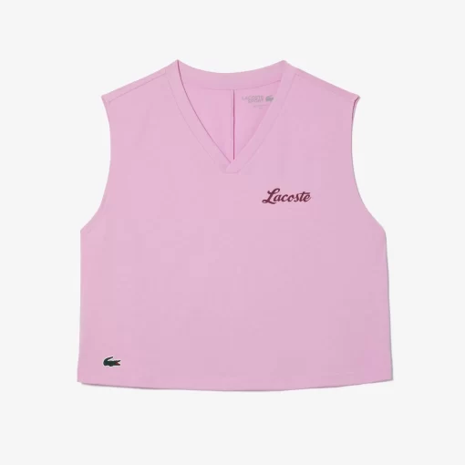 Lacoste Sportbekleidung>Ultra-Dry Sport-Top Mit -Aufdruck Rosa Ixv