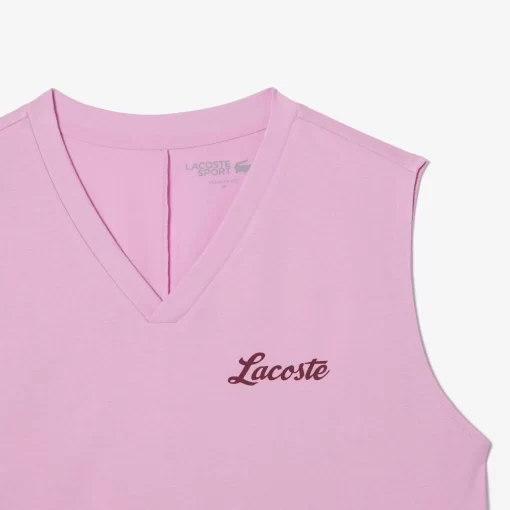 Lacoste Sportbekleidung>Ultra-Dry Sport-Top Mit -Aufdruck Rosa Ixv