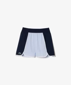 Lacoste Sportbekleidung>Ultra-Dry Stretch Colour-Block Sport Shorts Hellblau / Navy Blau X1J