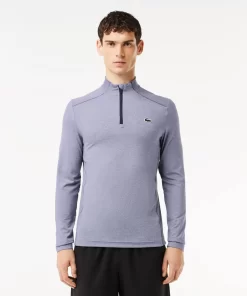 Lacoste Sportbekleidung>Ultra-Dry Stretch Sport-Sweatshirt Heidekraut Blau Iuh