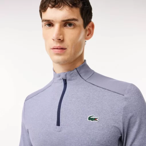 Lacoste Sportbekleidung>Ultra-Dry Stretch Sport-Sweatshirt Heidekraut Blau Iuh