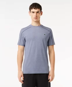 Lacoste Sportbekleidung>Ultra-Dry Stretch Sport-T-Shirt Heidekraut Blau Iuh