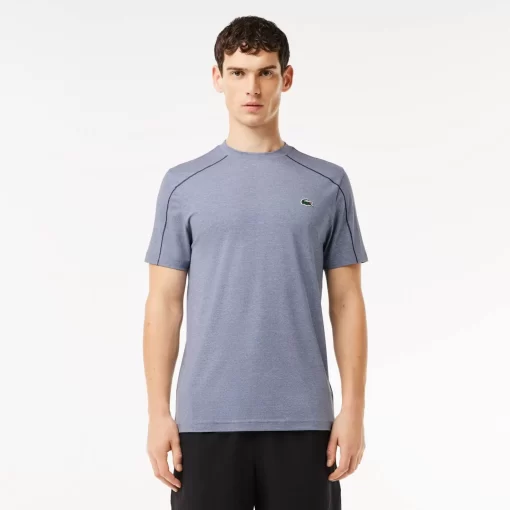 Lacoste Sportbekleidung>Ultra-Dry Stretch Sport-T-Shirt Heidekraut Blau Iuh