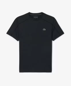 Lacoste Sportbekleidung>Ultra-Dry Stretch Sport-T-Shirt Heidekraut Grau Is2