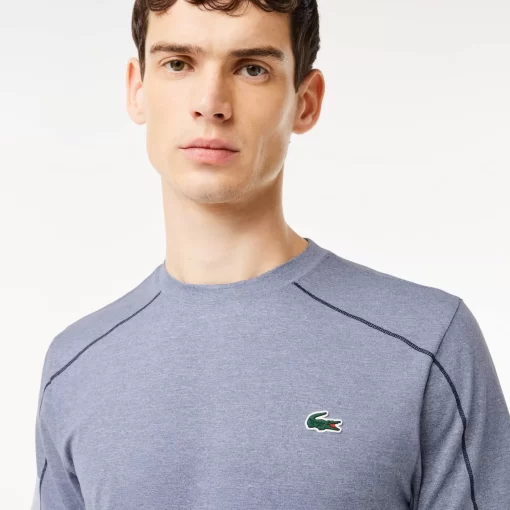 Lacoste Sportbekleidung>Ultra-Dry Stretch Sport-T-Shirt Heidekraut Blau Iuh