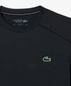 Lacoste Sportbekleidung>Ultra-Dry Stretch Sport-T-Shirt Heidekraut Grau Is2