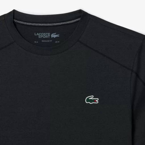 Lacoste Sportbekleidung>Ultra-Dry Stretch Sport-T-Shirt Heidekraut Grau Is2