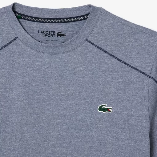 Lacoste Sportbekleidung>Ultra-Dry Stretch Sport-T-Shirt Heidekraut Blau Iuh