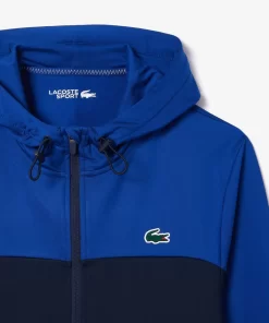 Lacoste Sportbekleidung>Ultra-Dry Tennis-Hoodie Navy Blau 9N6