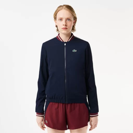 Lacoste Fitnessstudio & Training>Ultra-Dry Tennisjacke Aus Recycelten Fasern Navy Blau 166