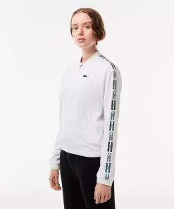 Lacoste Fitnessstudio & Training>Ultra-Dry Tennisjacke Aus Recycelten Fasern Weis 001