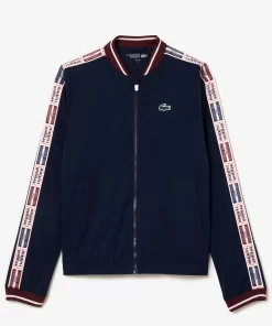 Lacoste Fitnessstudio & Training>Ultra-Dry Tennisjacke Aus Recycelten Fasern Navy Blau 166