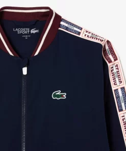 Lacoste Fitnessstudio & Training>Ultra-Dry Tennisjacke Aus Recycelten Fasern Navy Blau 166