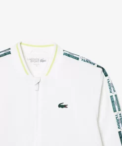 Lacoste Fitnessstudio & Training>Ultra-Dry Tennisjacke Aus Recycelten Fasern Weis 001