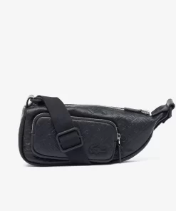 Lacoste Crossbody Taschen>Umhangetasche Alga Aus Bedrucktem Canvas Black 000