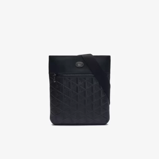 Lacoste Umhangetaschen & Gürteltaschen>Umhangetasche Slimline Mit Monogramm Und Strukturiertem Motiv Black 000