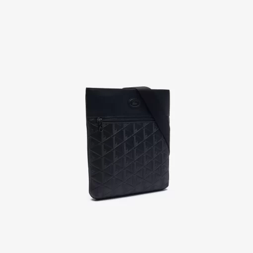 Lacoste Umhangetaschen & Gürteltaschen>Umhangetasche Slimline Mit Monogramm Und Strukturiertem Motiv Black 000