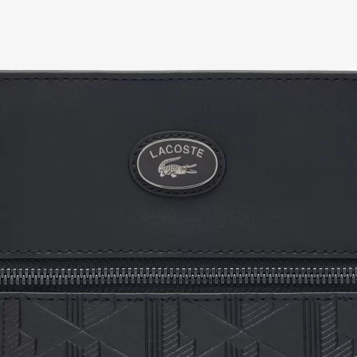 Lacoste Umhangetaschen & Gürteltaschen>Umhangetasche Slimline Mit Monogramm Und Strukturiertem Motiv Black 000