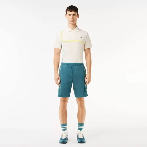 Lacoste Tennis>Ungefutterte Tennis-Trainingsshorts Blau Iy4