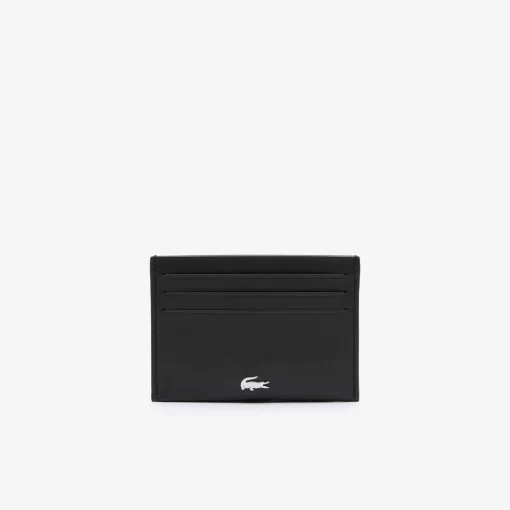 Lacoste Geldbörsen & Kleinlederwaren>Unisex Fitzgerald Kartenetui Aus Leder Black 000