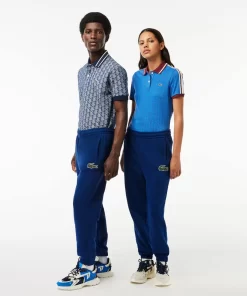 Lacoste Hosen & Shorts>Unisex Jogger Trainingshose Aus Bio-Baumwollfleece Navy Blau F9F