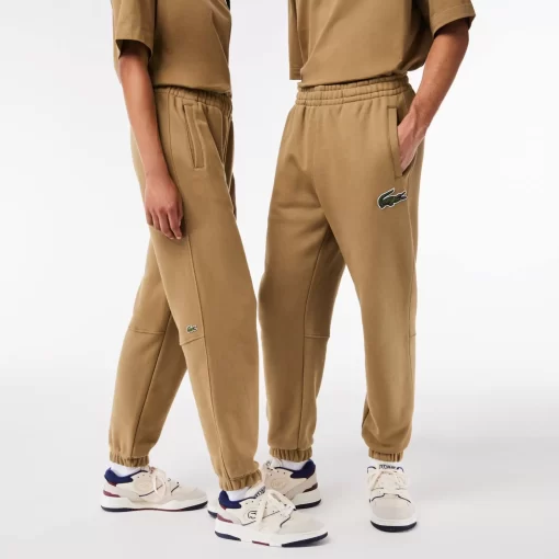 Lacoste Hosen & Shorts>Unisex Jogger Trainingshose Aus Bio-Baumwollfleece Braun Six