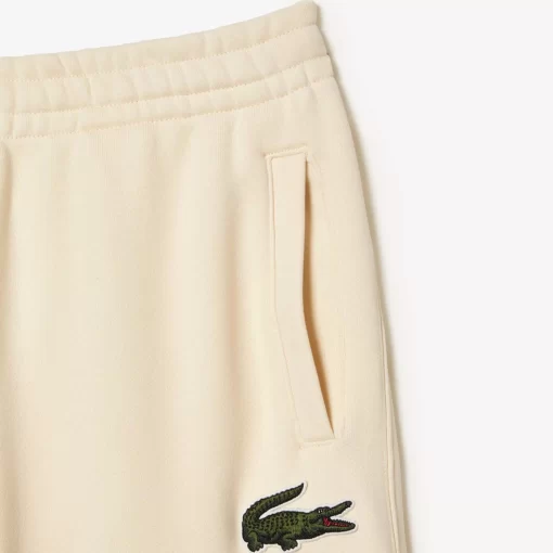 Lacoste Hosen & Shorts>Unisex Jogger Trainingshose Aus Bio-Baumwollfleece Creme Xfj