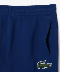 Lacoste Hosen & Shorts>Unisex Jogger Trainingshose Aus Bio-Baumwollfleece Navy Blau F9F