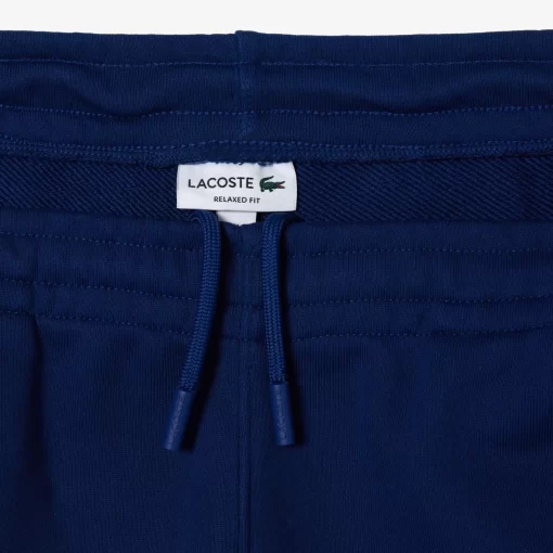 Lacoste Hosen & Shorts>Unisex Jogger Trainingshose Aus Bio-Baumwollfleece Navy Blau F9F