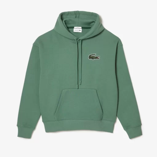 Lacoste Sweatshirts>Unisex Jogger-Sweatshirt Aus Bio-Baumwolle Khaki Grun Kx5