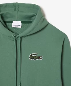 Lacoste Sweatshirts>Unisex Jogger-Sweatshirt Aus Bio-Baumwolle Khaki Grun Kx5