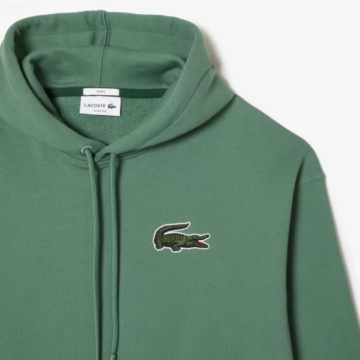 Lacoste Sweatshirts>Unisex Jogger-Sweatshirt Aus Bio-Baumwolle Khaki Grun Kx5