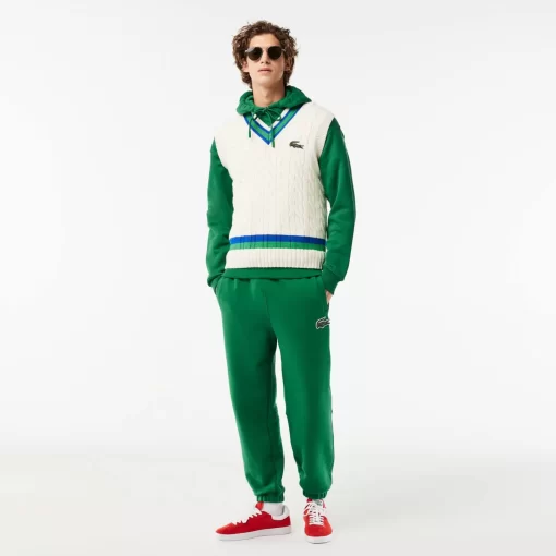 Lacoste Sweatshirts>Unisex Jogger-Sweatshirt Aus Bio-Baumwolle Grun Cnq