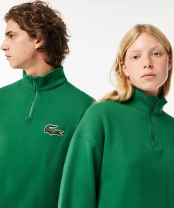 Lacoste Sweatshirts>Unisex Jogger-Sweatshirt Aus Bio-Baumwolle Mit Hohem Kragen Grun Cnq