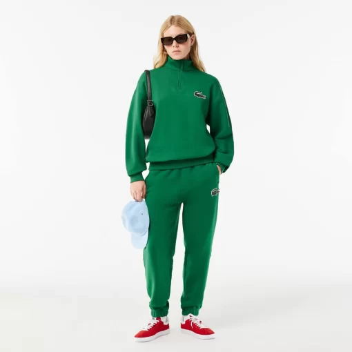 Lacoste Sweatshirts>Unisex Jogger-Sweatshirt Aus Bio-Baumwolle Mit Hohem Kragen Grun Cnq