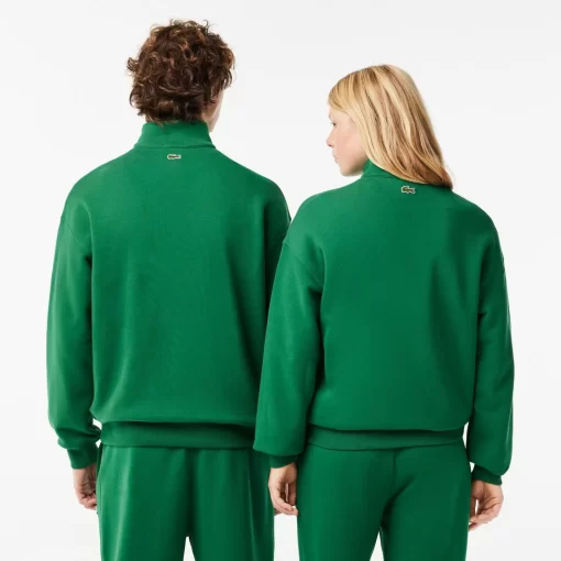 Lacoste Sweatshirts>Unisex Jogger-Sweatshirt Aus Bio-Baumwolle Mit Hohem Kragen Grun Cnq