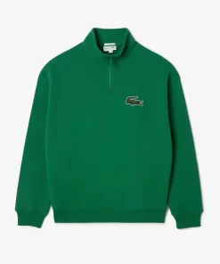 Lacoste Sweatshirts>Unisex Jogger-Sweatshirt Aus Bio-Baumwolle Mit Hohem Kragen Grun Cnq