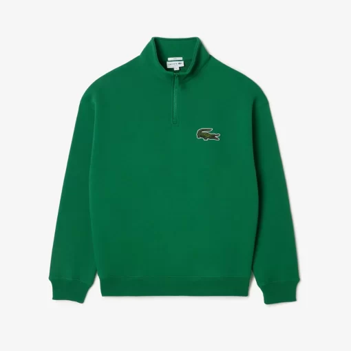 Lacoste Sweatshirts>Unisex Jogger-Sweatshirt Aus Bio-Baumwolle Mit Hohem Kragen Grun Cnq