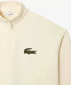 Lacoste Sweatshirts>Unisex Jogger-Sweatshirt Aus Bio-Baumwolle Mit Hohem Kragen Creme Xfj