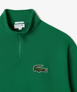 Lacoste Sweatshirts>Unisex Jogger-Sweatshirt Aus Bio-Baumwolle Mit Hohem Kragen Grun Cnq